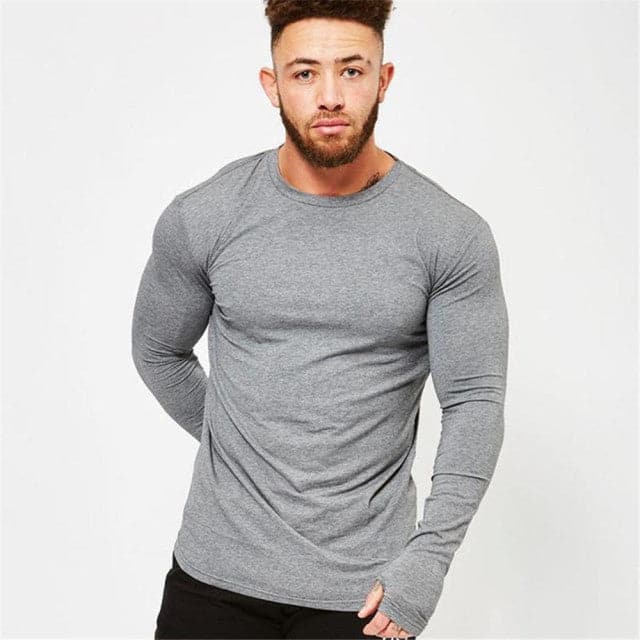 Active Armor Elite "Midwest" Long Sleeve | Light Gray - Active ArmorFit
