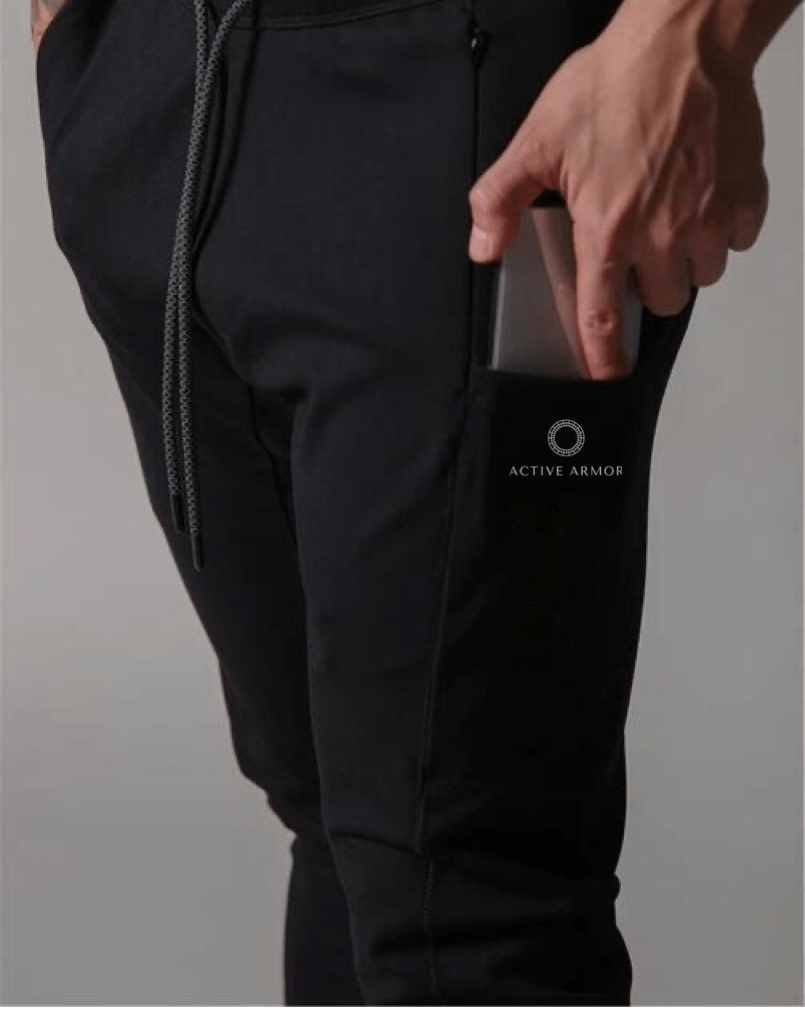 Active Armor "Juggernaut" | Premium Lifting Series | Tapered Tech Joggers | Elusive Gray - Active ArmorFit