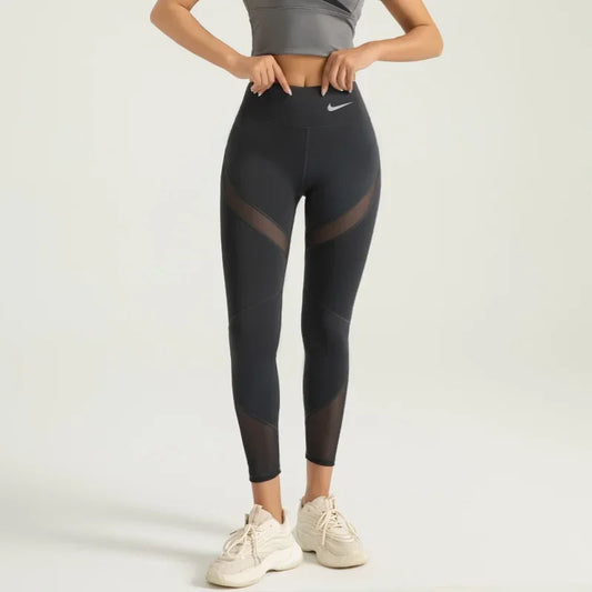 Alpha Lux CoreControl Seamless Yoga Pants High Waist with Logo