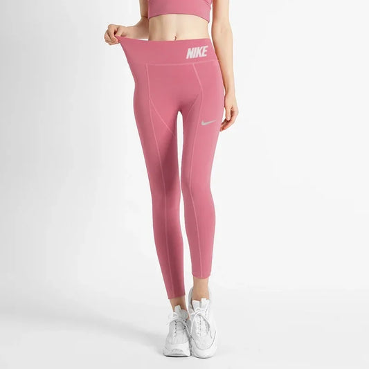 Alpha Lux High-Waisted SculptFlex Yoga Pants - Logo