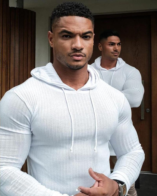 Active Armor "Brickell" Cooldown Gym Hoodie | White - Active ArmorFit