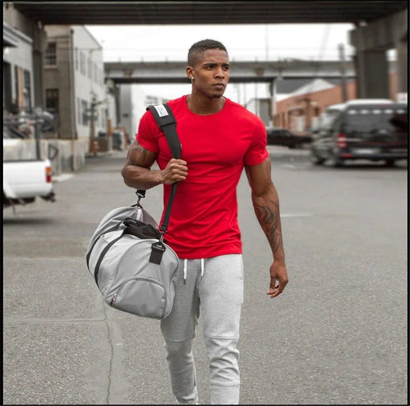 Active Armor "Calabasas" Fitted Muscle Tee | Black - Active ArmorFit
