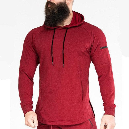 Active Armor Elite "Bounty" Slim Fit Hoodie | Red - Active ArmorFit