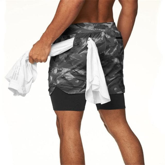 Active Armor Elite "Coyote" 2-in-1 Shorts | White - Active ArmorFit