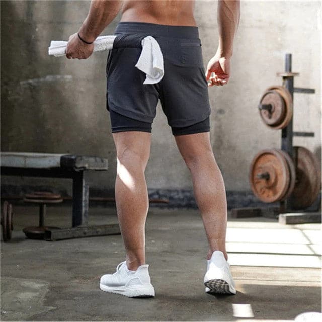 Active Armor Elite "Coyote" 2-in-1 Shorts | White - Active ArmorFit