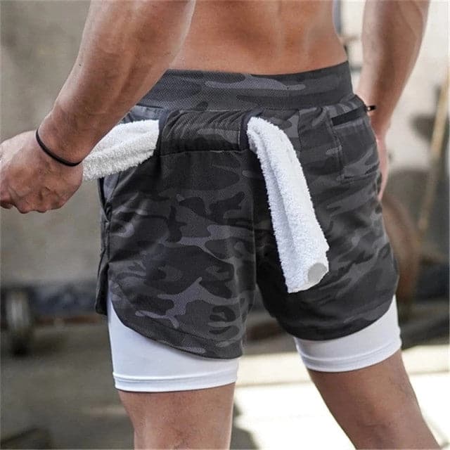 Active Armor Elite "Coyote" 2-in-1 Shorts | White - Active ArmorFit