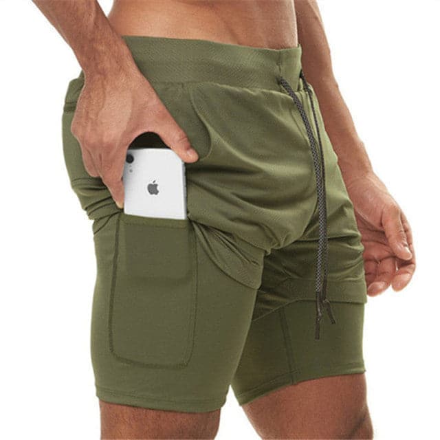 Active Armor Elite "Coyote" 2-in-1 Shorts | White - Active ArmorFit