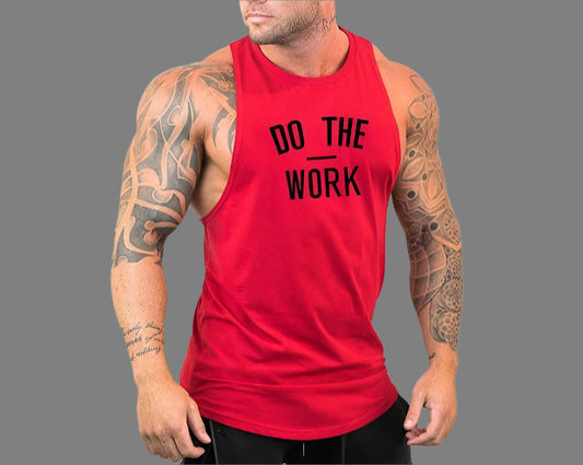 Active Armor Elite "Do the Work" Assorted Tanks | Premium Series | Red - Active ArmorFit
