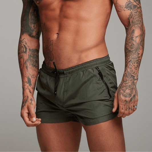 Active Armor Elite "Dubai" Premium Sport Shorts | Army Green - Active ArmorFit