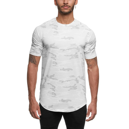 Active Armor Elite "Elusive" Fitted T-Shirt | White Camo - Active ArmorFit