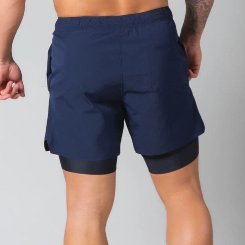 Active Armor Elite "Horizon" 2 in 1 Shorts | Navy - Active ArmorFit