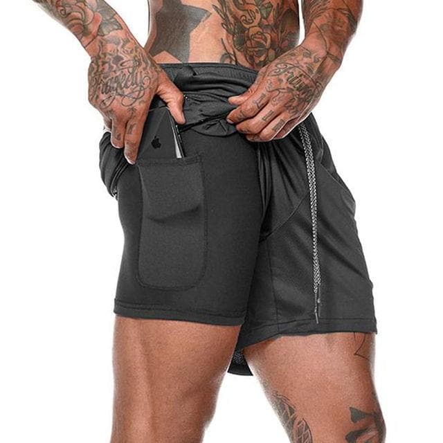 Active Armor Elite "Operative" 2-in-1 Shorts | Dark Grey - Active ArmorFit
