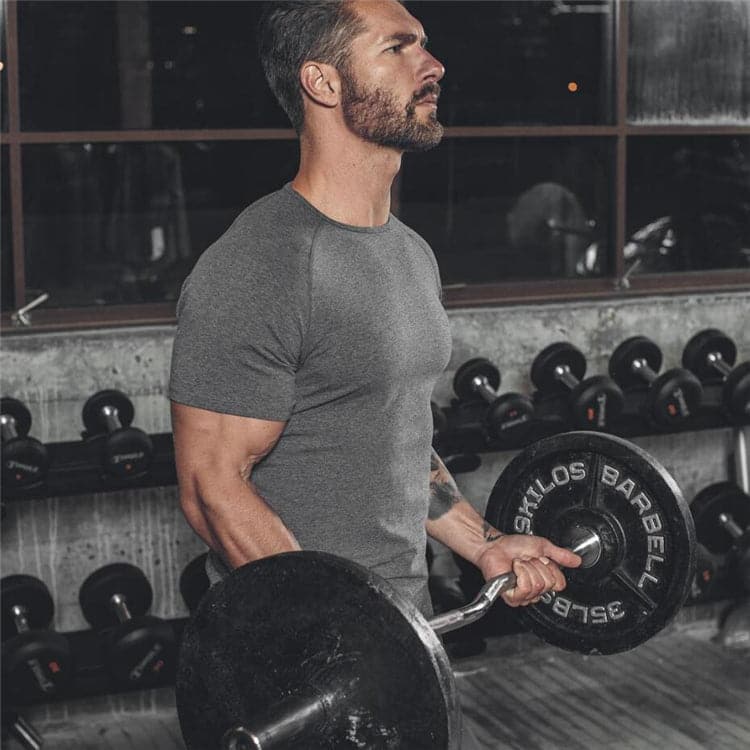 Active Armor Elite "Raven" Fitted Tee | Dark Gray - Active ArmorFit