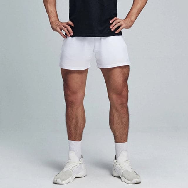 Active Armor Elite "Stride" Shorts | White - Active ArmorFit