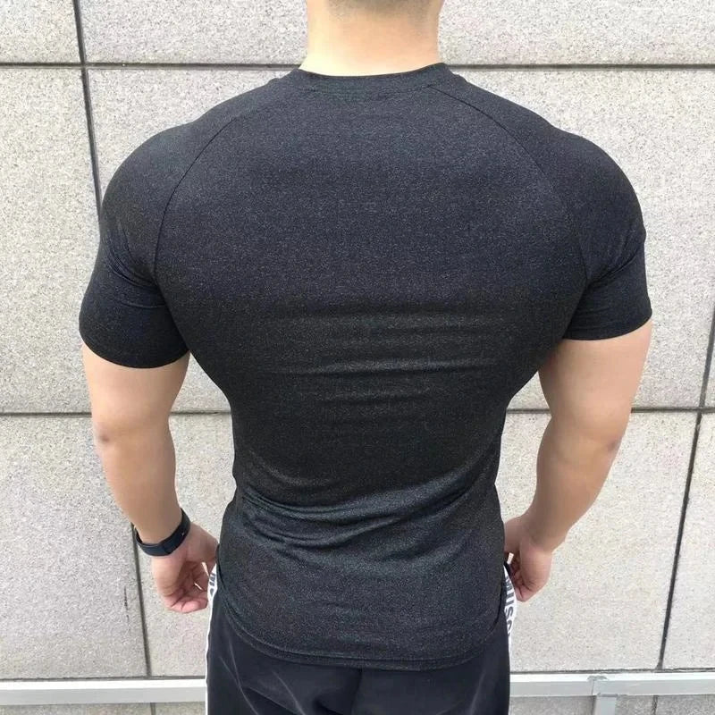 Active Armor "Jacked" Fitted Muscle Tee | Black - Active ArmorFit