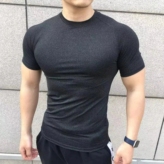 Active Armor "Jacked" Fitted Muscle Tee | Black - Active ArmorFit