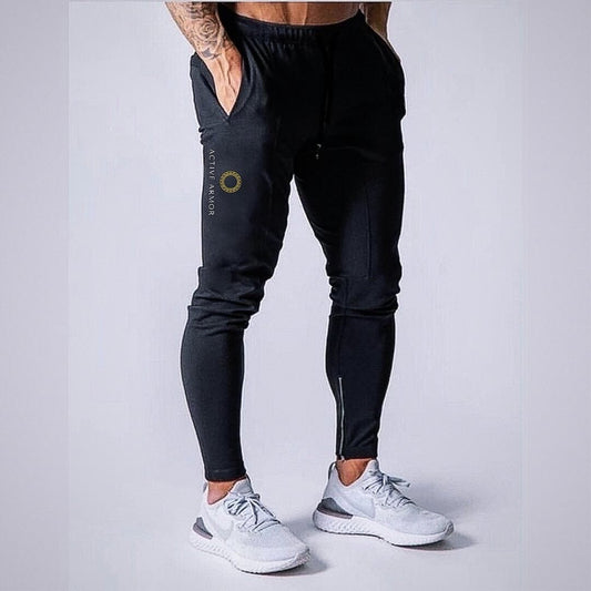 Active Armor "Juggernaut" | Premium Lifting Series | Tapered Tech Joggers | Black - Active ArmorFit