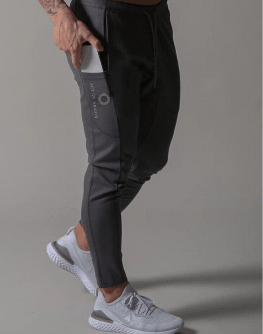 Active Armor "Juggernaut" | Premium Lifting Series | Tapered Tech Joggers | Dark Gray - Active ArmorFit