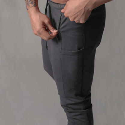 Active Armor "Juggernaut" | Premium Lifting Series | Tapered Tech Joggers | Elusive Gray - Active ArmorFit