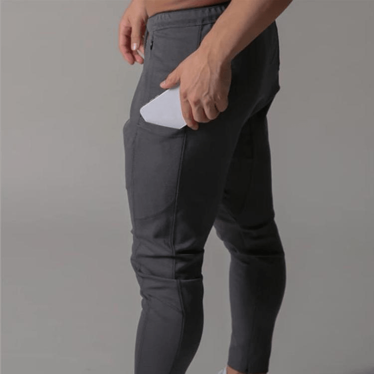 Active Armor "Juggernaut" | Premium Lifting Series | Tapered Tech Joggers | Elusive Gray - Active ArmorFit
