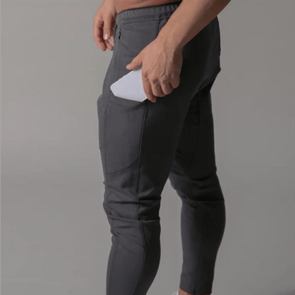 Active Armor "Juggernaut" | Premium Lifting Series | Tapered Tech Joggers | Elusive Gray - Active ArmorFit
