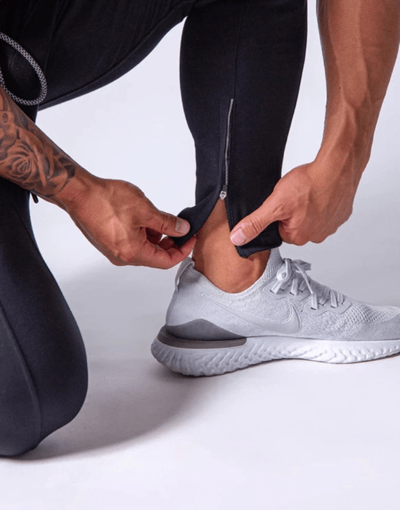 Active Armor "Juggernaut" | Premium Lifting Series | Tapered Tech Joggers | Elusive Gray - Active ArmorFit
