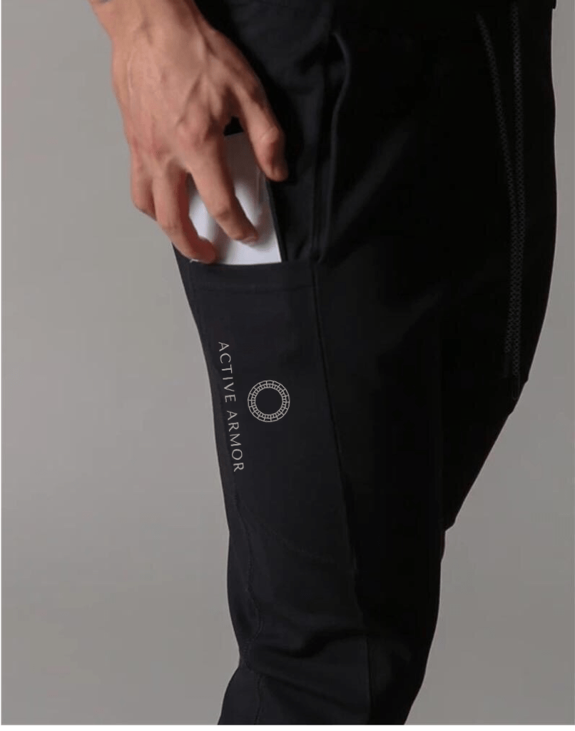 Active Armor "Juggernaut" | Premium Lifting Series | Tapered Tech Joggers | Elusive Gray - Active ArmorFit