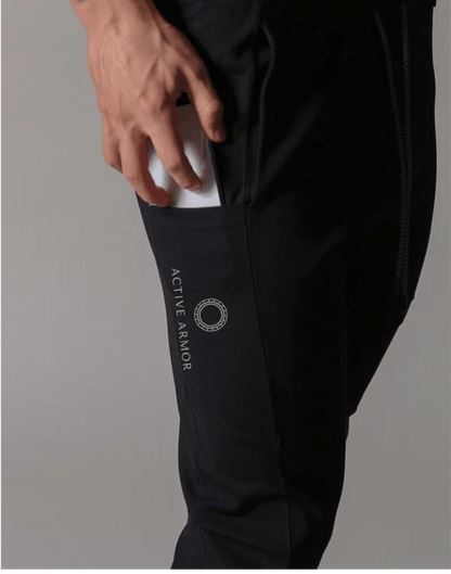 Active Armor "Juggernaut" | Premium Lifting Series | Tapered Tech Joggers | Elusive Gray - Active ArmorFit