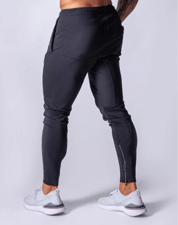Active Armor "Juggernaut" | Premium Lifting Series | Tapered Tech Joggers | Elusive Gray - Active ArmorFit