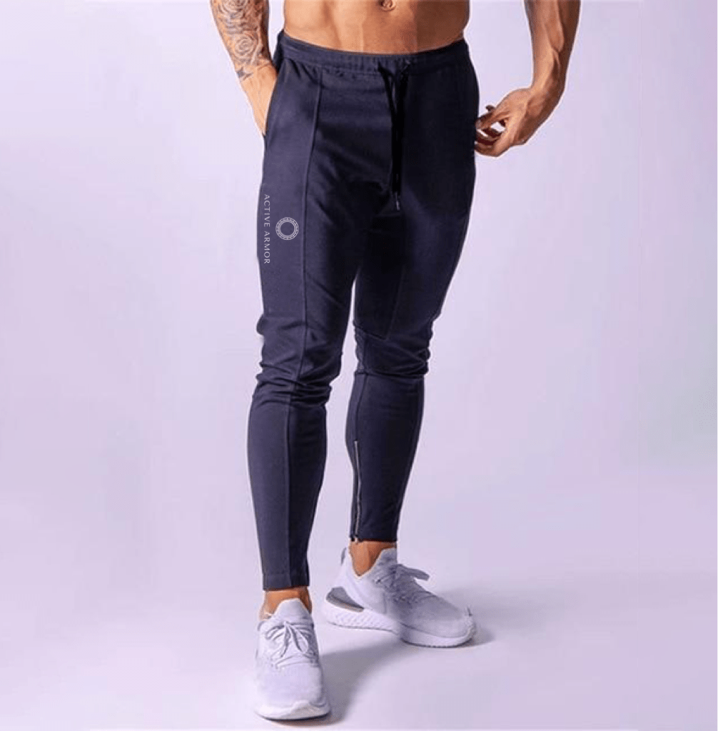 Active Armor "Juggernaut" | Premium Lifting Series | Tapered Tech Joggers | Elusive Gray - Active ArmorFit