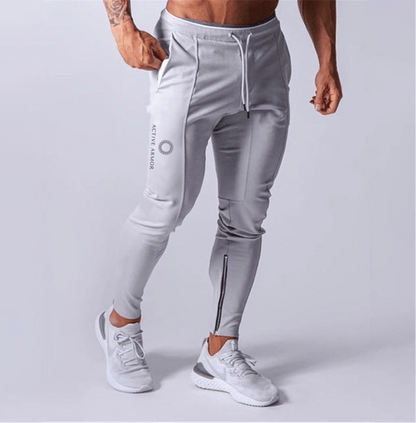 Active Armor "Juggernaut" | Premium Lifting Series | Tapered Tech Joggers | Elusive Gray - Active ArmorFit