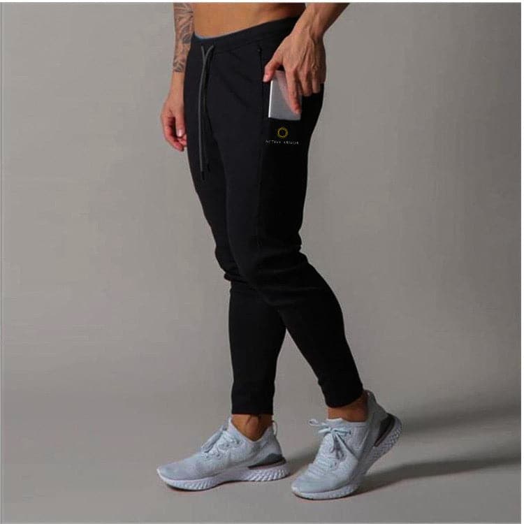 Active Armor "Juggernaut" | Premium Lifting Series | Tapered Tech Joggers | Elusive Gray - Active ArmorFit