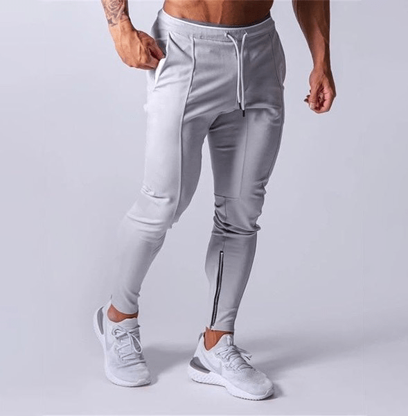 Active Armor "Juggernaut" | Premium Lifting Series | Tapered Tech Joggers | Elusive Gray - Active ArmorFit