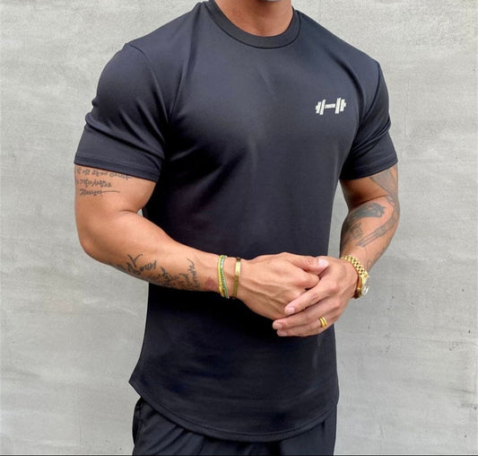 Alpha Lux "Executive" Dri-Fit Fitted Tee | Black